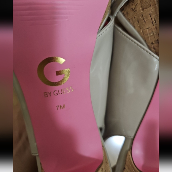 G by Guess Beige and Red Heels - Picture 6 of 12